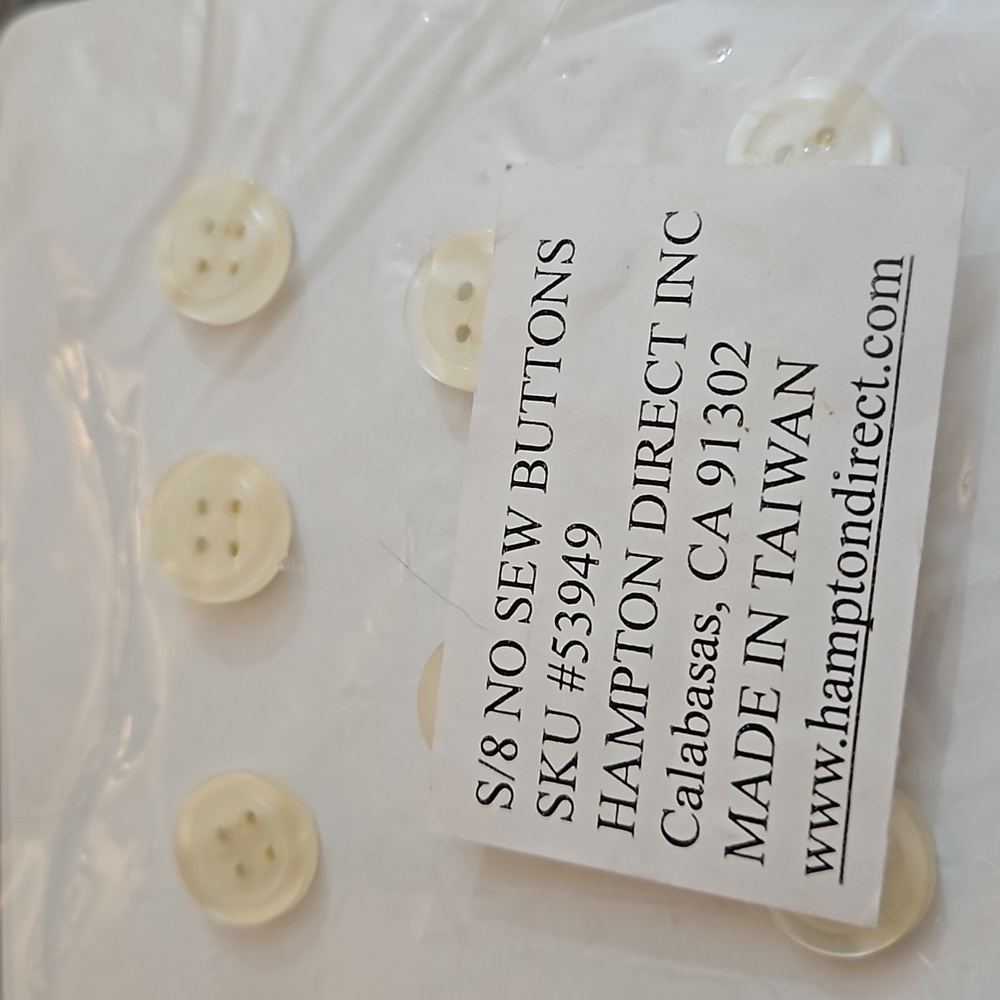 NIP NO-SEW Buttons BUNDLE ITEM